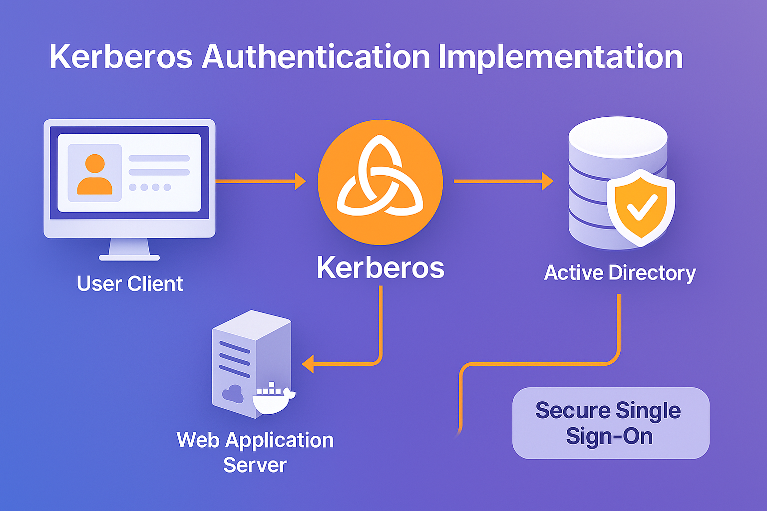 Kerberos Authentication Implementation Architecture