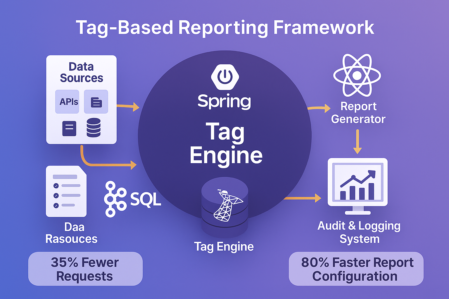 Tag-Based Reporting Framework Architecture